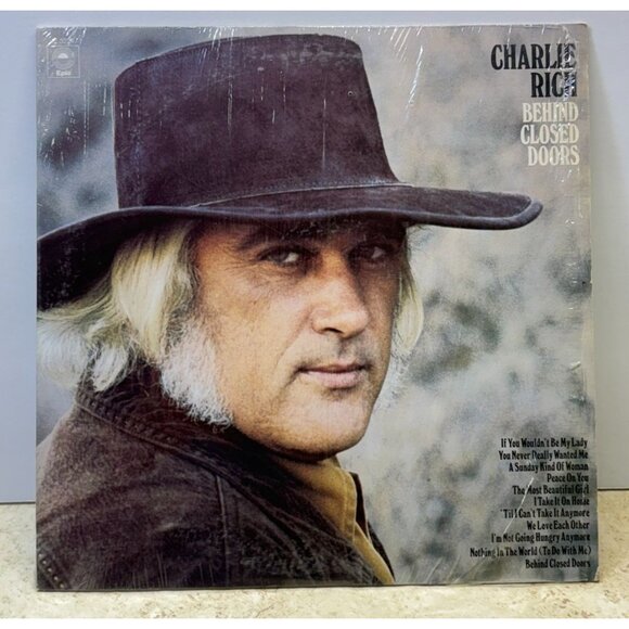Charlie Rich Behind Closed Doors Country Vinyl LP Epic In Shrink - Picture 4 of 6